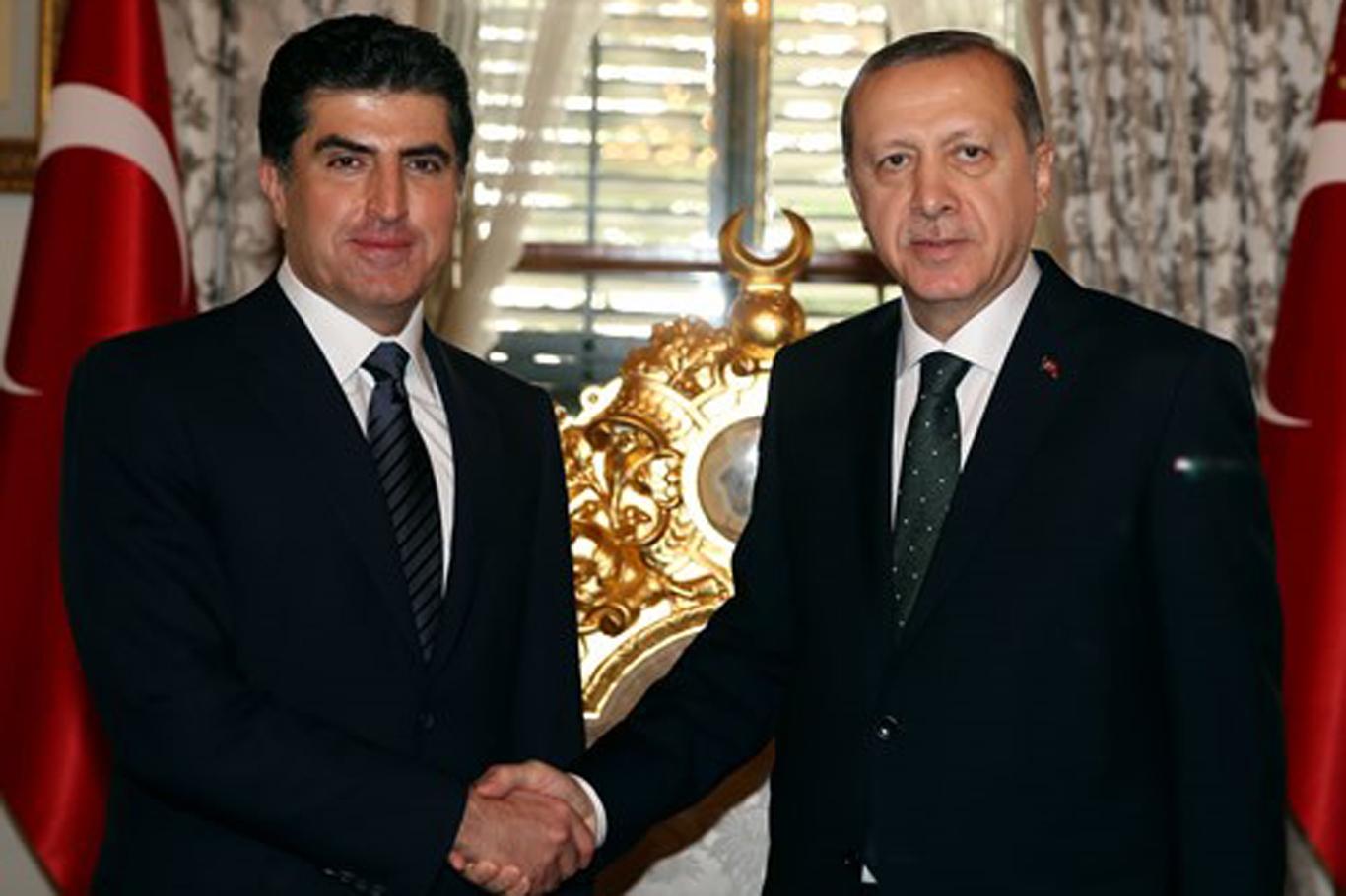Cumhurbaşkanı Erdoğan, Neçirvan Barzani’yi kabul etti Cumhurbaşkanı Erdoğan, Neçirvan Barzani’yi kabul etti